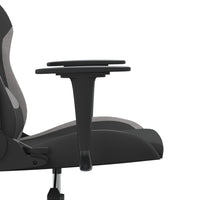 Sedia da Gaming Nero e Grigio Chiaro in Tessuto 345492