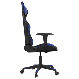 Sedia da Gaming Massaggiante Nero e Blu in Similpelle cod mxl 73222