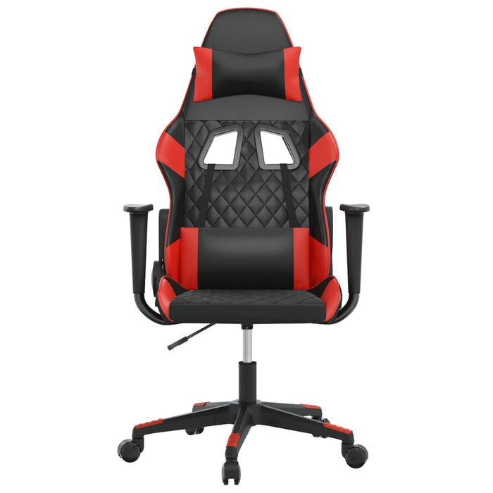Sedia da Gaming Massaggiante Rosso e Nero in Similpelle cod mxl 63352