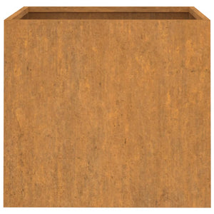 Fioriera-Vaso-Contenitore per Piante 42x40x39 cm Acciaio Corten