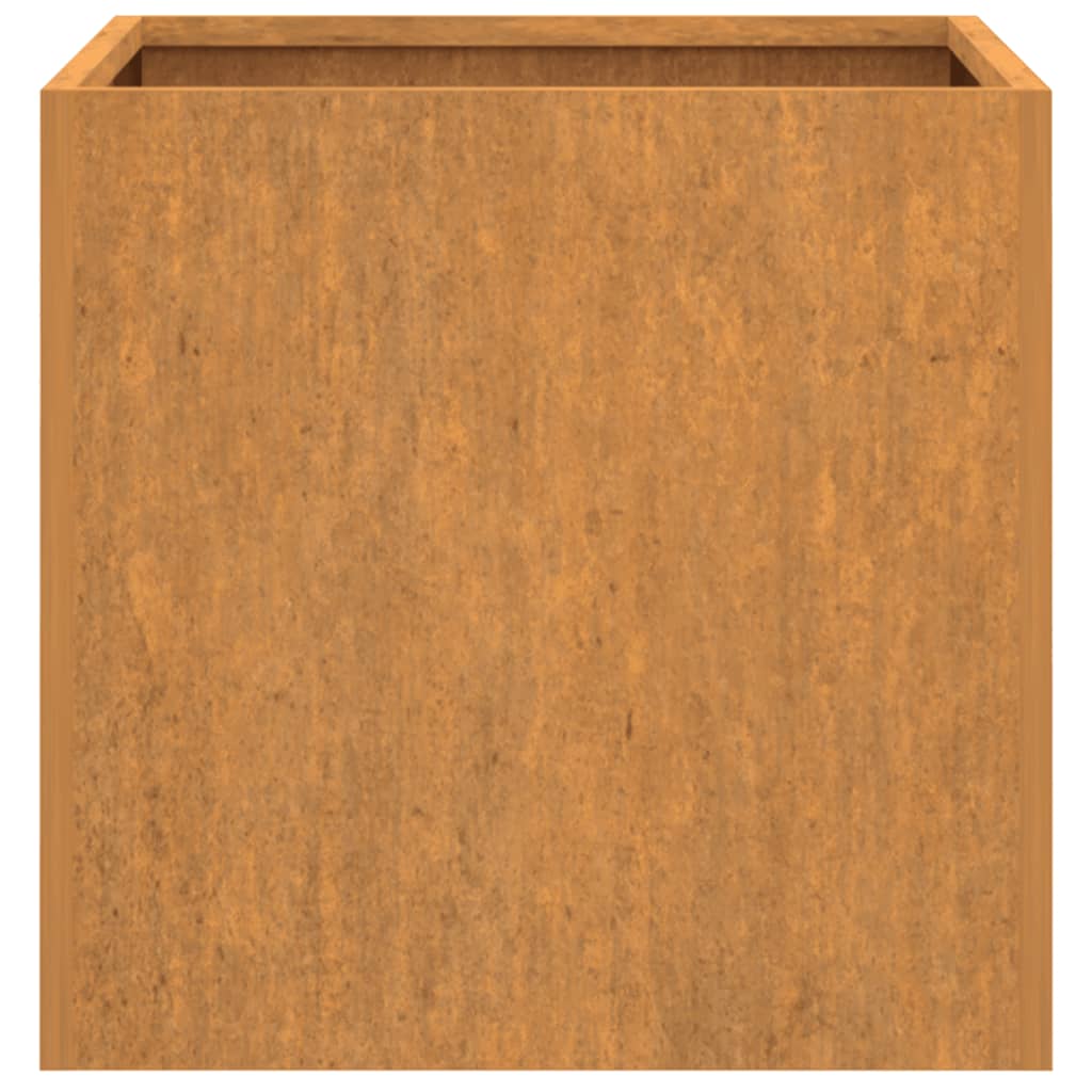 Fioriera-Vaso-Contenitore per Piante 42x40x39 cm Acciaio Corten
