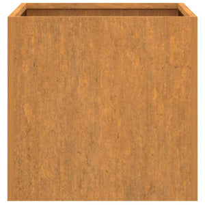 Fioriera-Vaso-Contenitore per Piante 49x47x46 cm Acciaio Corten