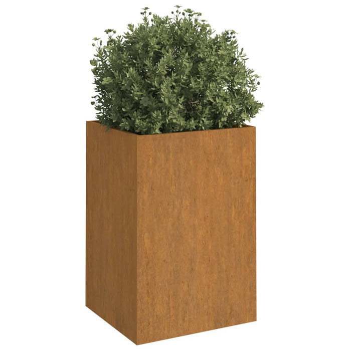 Fioriera 42x38x75 cm Acciaio Corten 821554