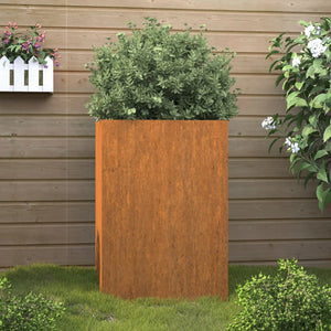 Fioriera 42x38x75 cm Acciaio Corten 821554