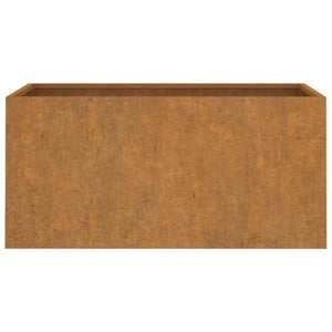 Fioriera-Vaso-Contenitore per Piante 62x30x29 cm Acciaio Corten
