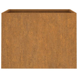 Fioriera-Vaso-Contenitore per Piante 62x47x46 cm Acciaio Corten