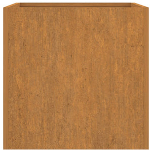 Fioriera-Vaso-Contenitore per Piante 62x47x46 cm Acciaio Corten