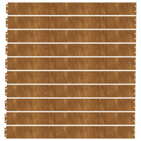 Bordure per Prato 10 pz 10x103 cm Flessibili in Acciaio Corten