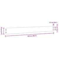 Bordure per Prato 50 pz 10x103 cm Flessibili in Acciaio Corten