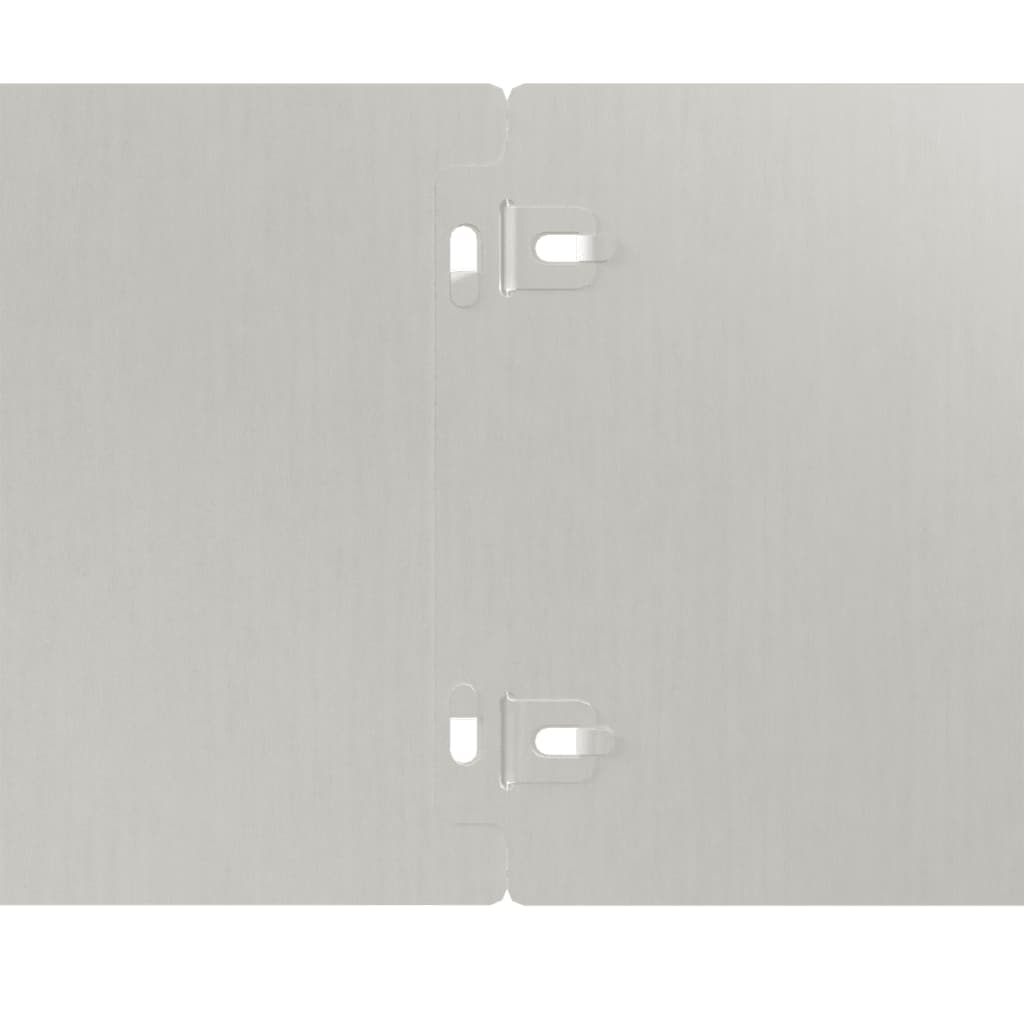 Bordure per Prato 10 pz 15x103 cm Flessibili in Acciaio Corten