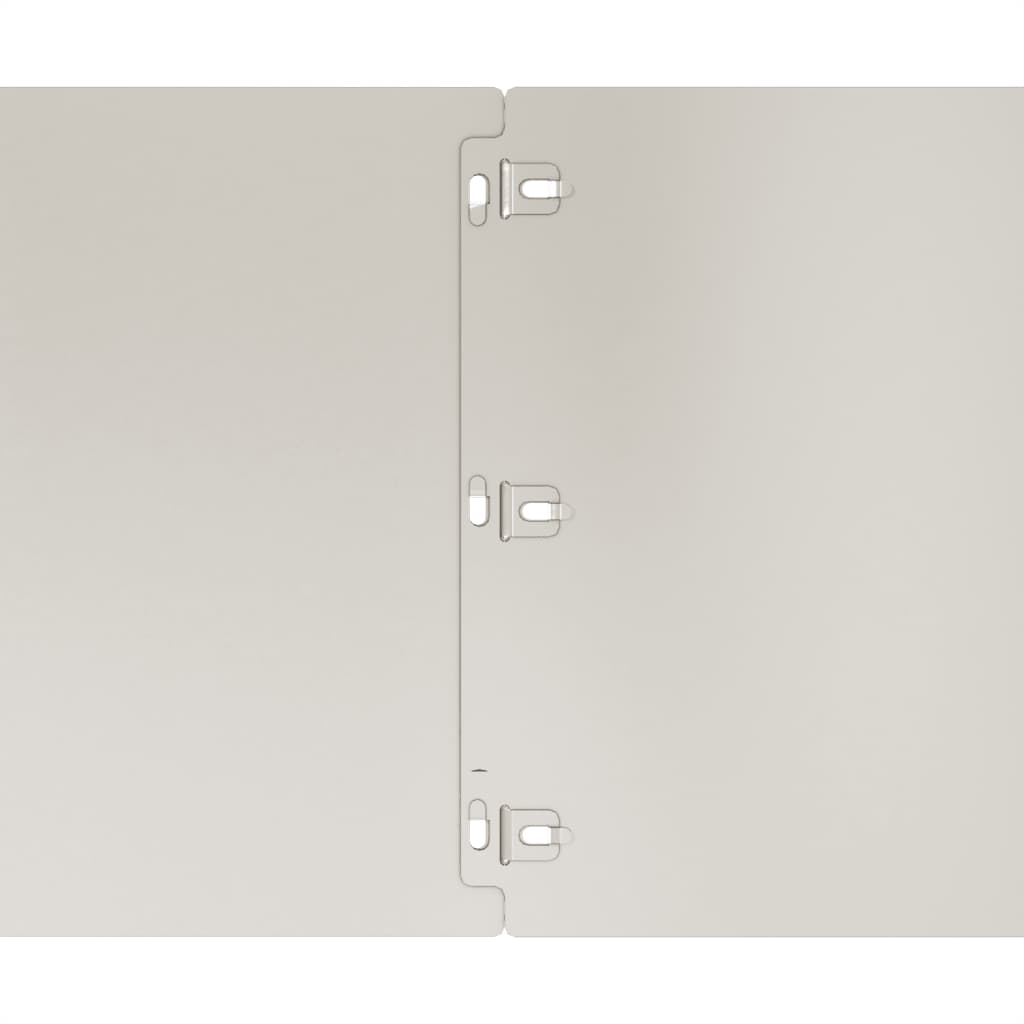 Bordure per Prato 10 pz 25x103 cm Flessibili in Acciaio Corten 821896