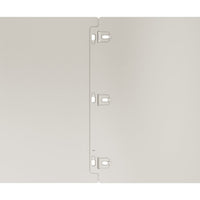 Bordure per Prato 10 pz 25x103 cm Flessibili in Acciaio Corten 821896