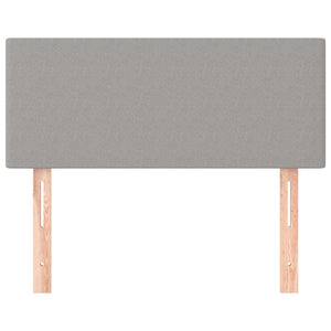 Testiera-Testata Decorativa Grigio Chiaro 90x5x78/88 cm in Tessuto 910254