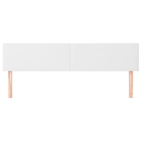 Testiera 2 pz-Set di 2 Testata-Testiera Decorativa Bianco 80x5x78/88 cm in Similpelle 341957