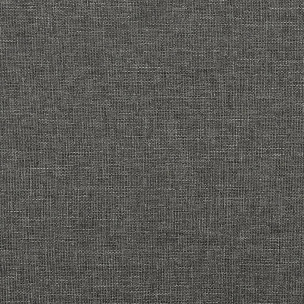 Testiere 2 pz Grigio Scuro 100x5x78/88 cm in Tessuto 345845