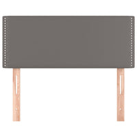Testiera Grigio 90x5x78/88 cm in Similpelle