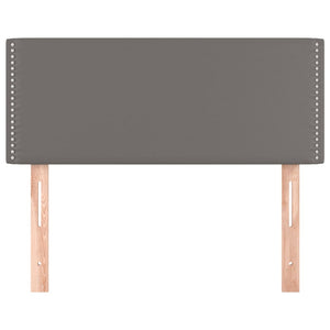 Testiera Grigio 90x5x78/88 cm in Similpelle