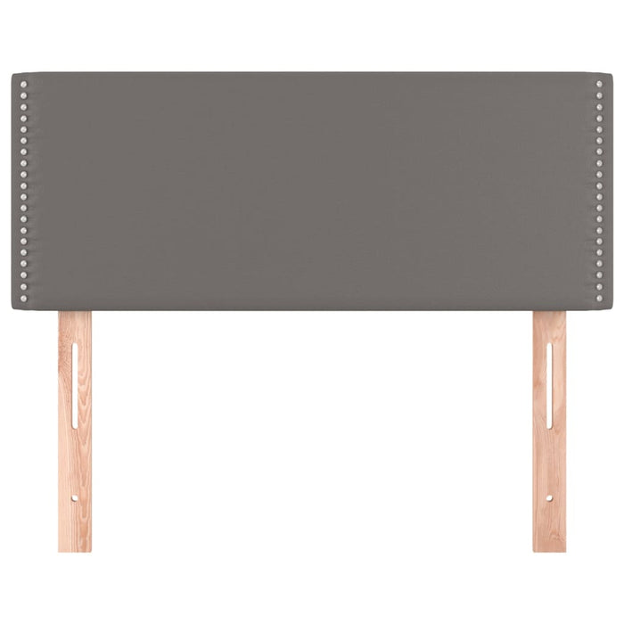 Testiera Grigio 90x5x78/88 cm in Similpelle 345896