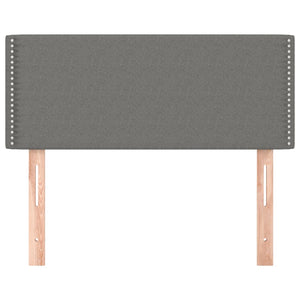 Testiera Grigio Scuro 100x5x78/88 cm in Tessuto 345905