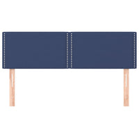 Testiere 2 pz Blu 72x5x78/88 cm in Tessuto 345930