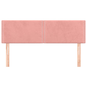 Testiere 2 pz Rosa 72x5x78/88 cm in Velluto