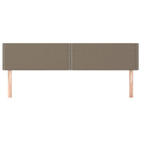 Testiera 2 pz Tortora 80x5x78/88 cm in Tessuto 345948