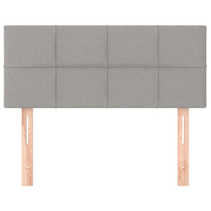 Testiera Grigio Chiaro 80x5x78/88 cm in Tessuto 346004