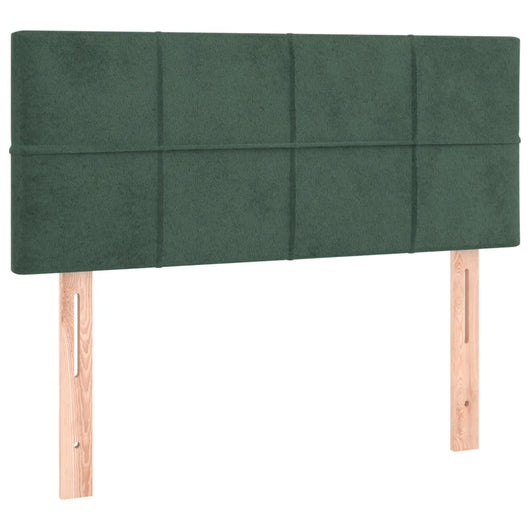 Testiera Verde scuro 90x5x78/88 cm in Velluto 346029