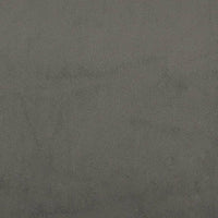 Testiera-Testata Decorativa Grigio Scuro 100x5x78/88 cm in Velluto 939747