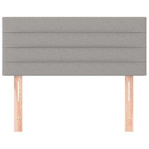 Testiera Grigio Chiaro 80x5x78/88 cm in Tessuto 346102