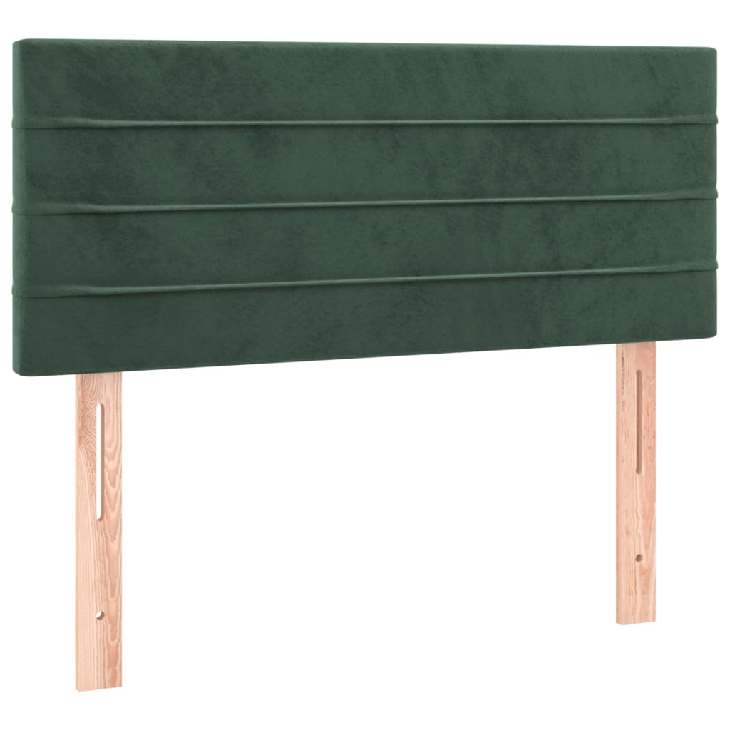 Testiera Verde Scuro 80x5x78/88 cm in Velluto cod mxl 49259