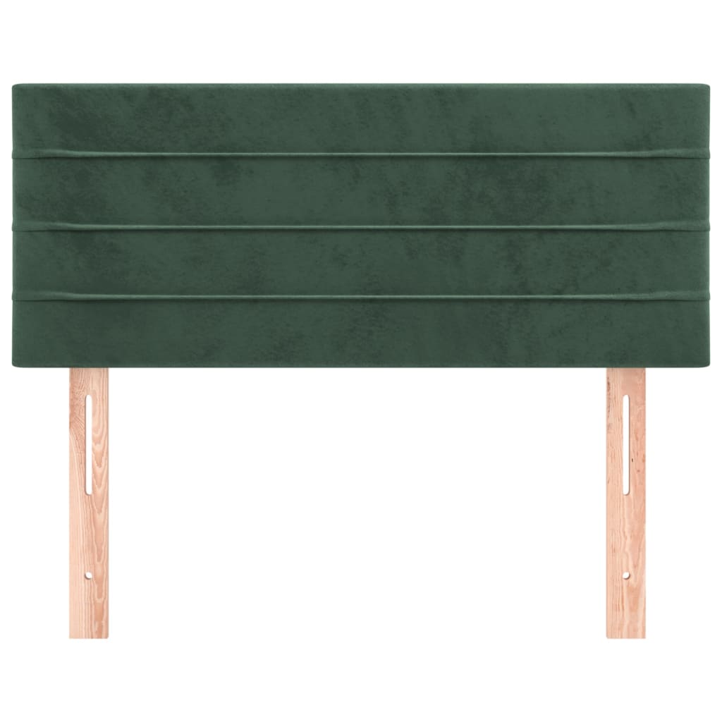 Testiera Verde Scuro 80x5x78/88 cm in Velluto cod mxl 49259