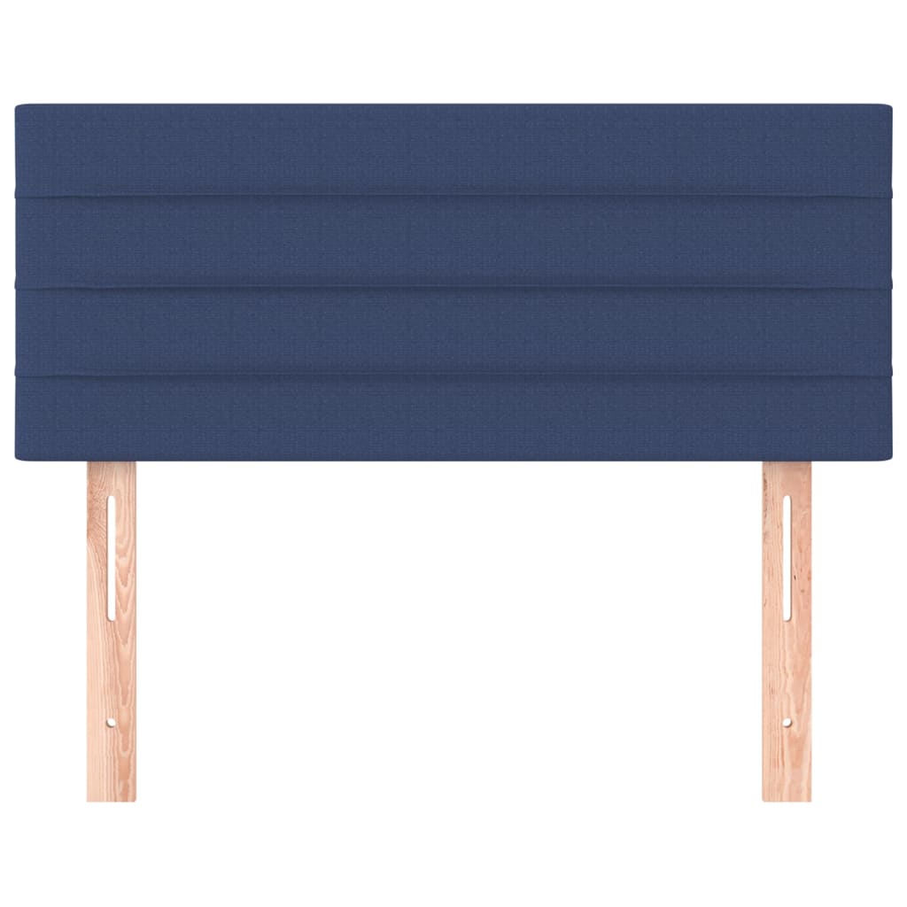 Testiera Blu 90x5x78/88 cm in Tessuto 346122