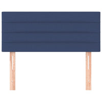 Testiera Blu 90x5x78/88 cm in Tessuto 346122