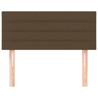 Testiera Marrone Scuro 100x5x78/88 cm in Tessuto 346133