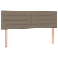 Testiere 2 pz Tortora 72x5x78/88 cm in Tessuto