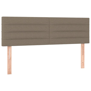 Testiere 2 pz Tortora 72x5x78/88 cm in Tessuto