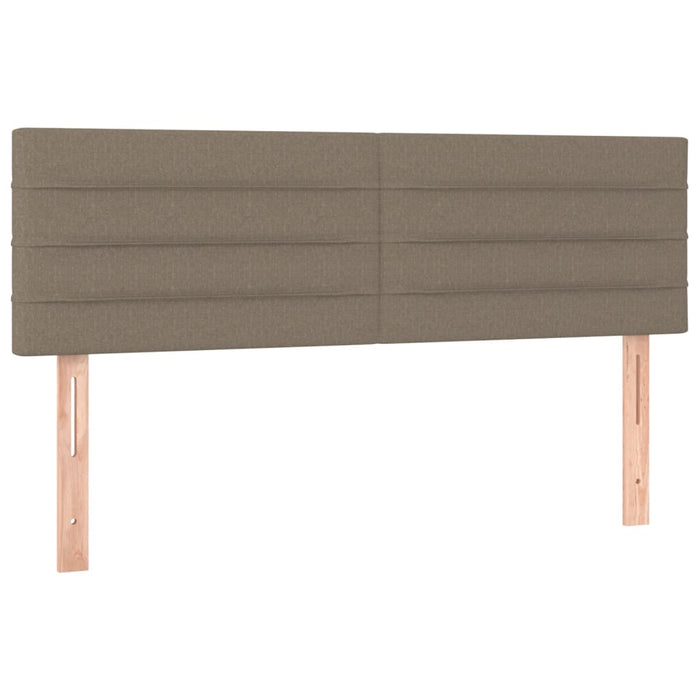 Testiere 2 pz Tortora 72x5x78/88 cm in Tessuto