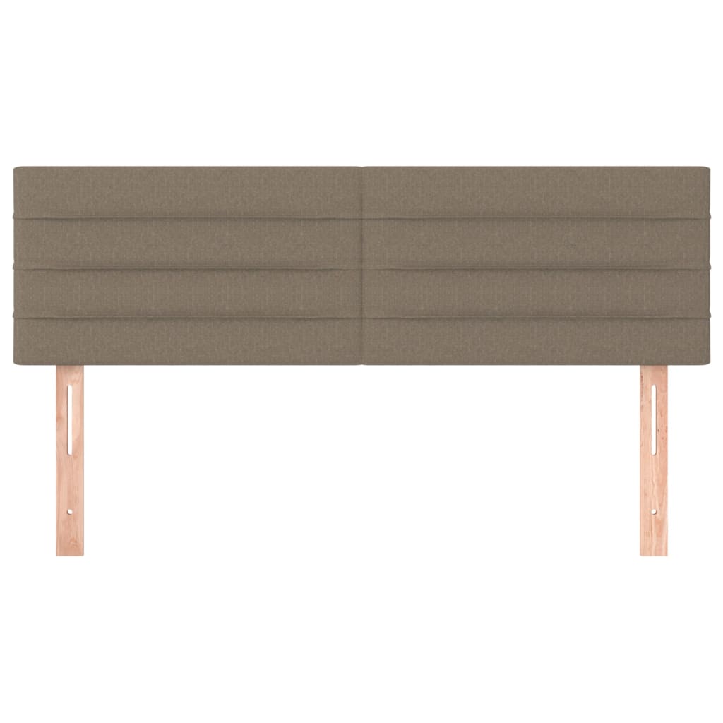 Testiere 2 pz Tortora 72x5x78/88 cm in Tessuto