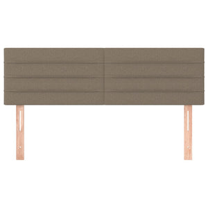 Testiere 2 pz Tortora 72x5x78/88 cm in Tessuto