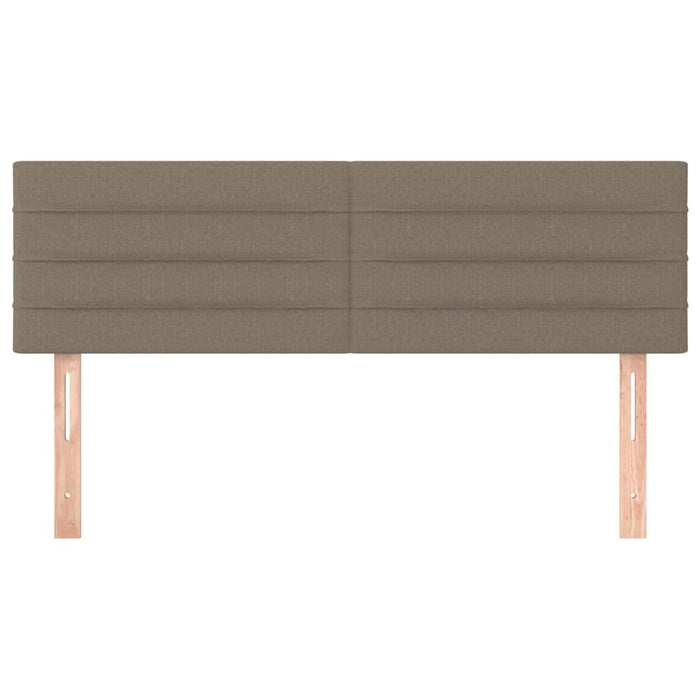 Testiere 2 pz Tortora 72x5x78/88 cm in Tessuto