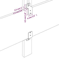Testiere 2 pz Tortora 72x5x78/88 cm in Tessuto
