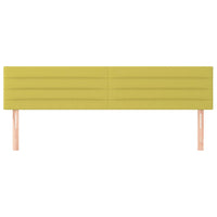 Testiera 2 pz Verde 100x5x78/88 cm in Tessuto