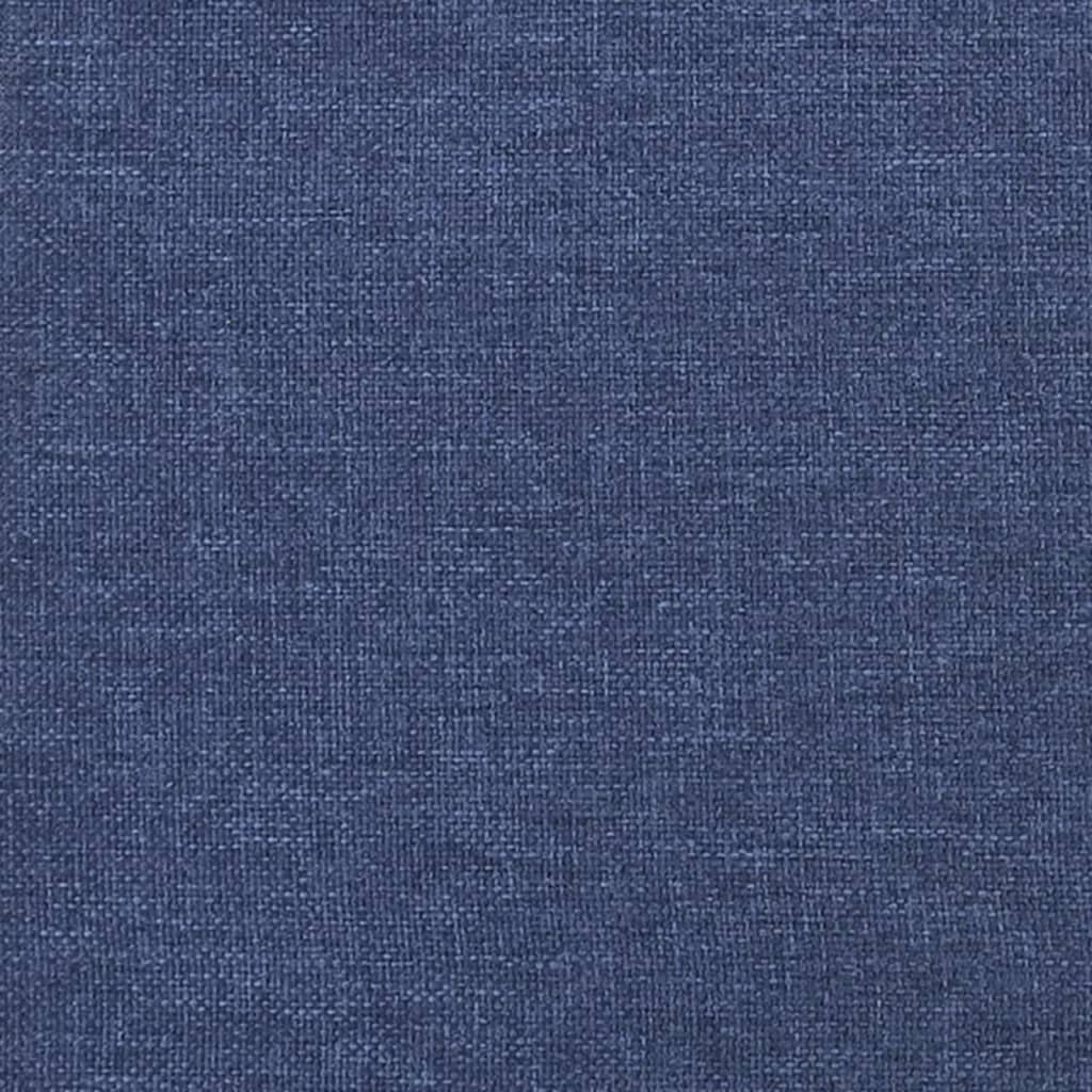 Testiera-Testata-Testiera Decorativa Blu 80x5x78/88 cm in Tessuto 484540