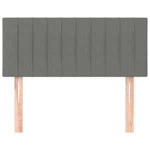Testiera Grigio Scuro 90x5x78/88 cm in Tessuto 346215