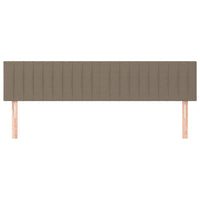 Testiera 2 pz Tortora 90x5x78/88 cm in Tessutocod mxl 71511