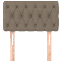 Testiera Tortora 80x7x78/88 cm in Tessuto 346302