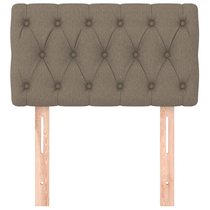 Testiera Tortora 80x7x78/88 cm in Tessuto 346302