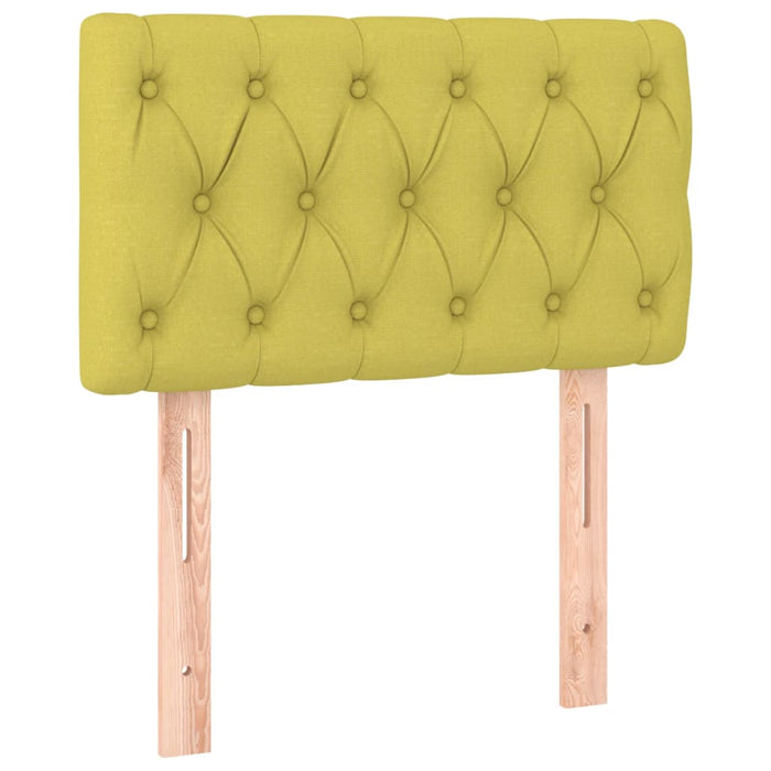 Testiera Verde 80x7x78/88 cm in Tessuto 346305