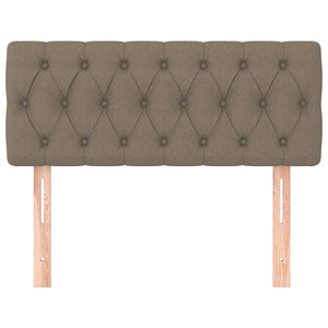 Testiera Tortora 90x7x78/88 cm in Tessuto 346316